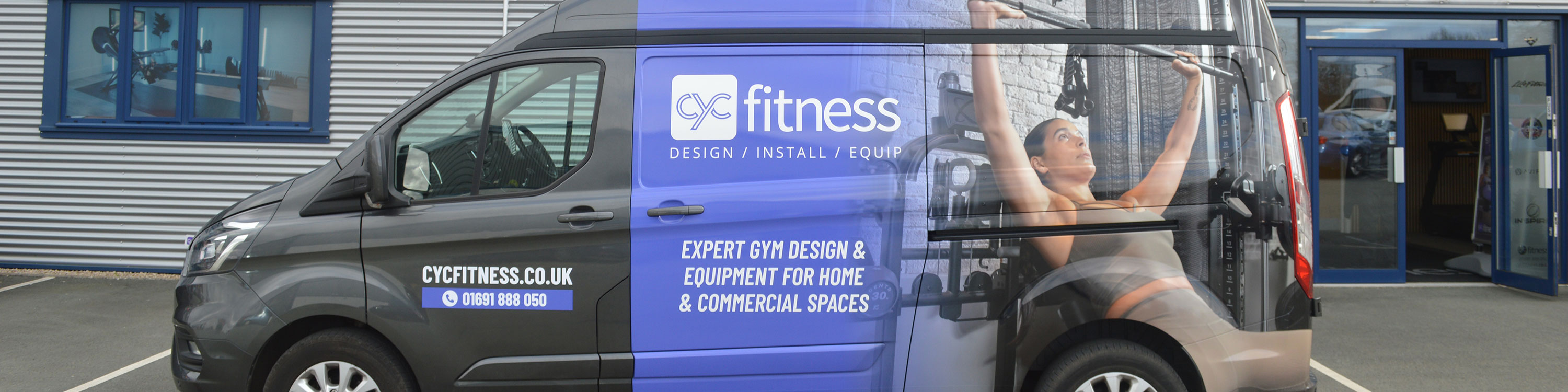 CYC Fitness branded van