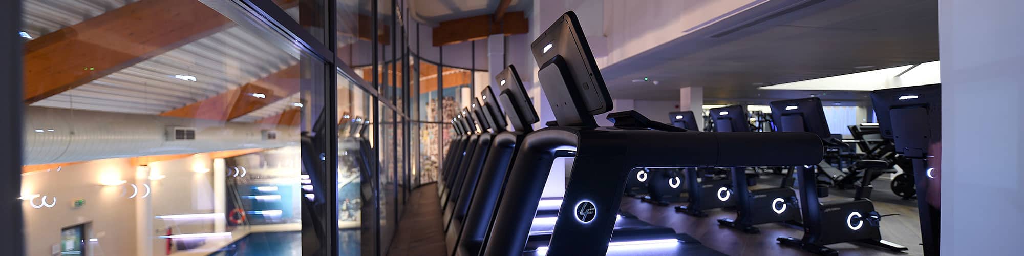 Treadmills at gym installed by CYC Fitness