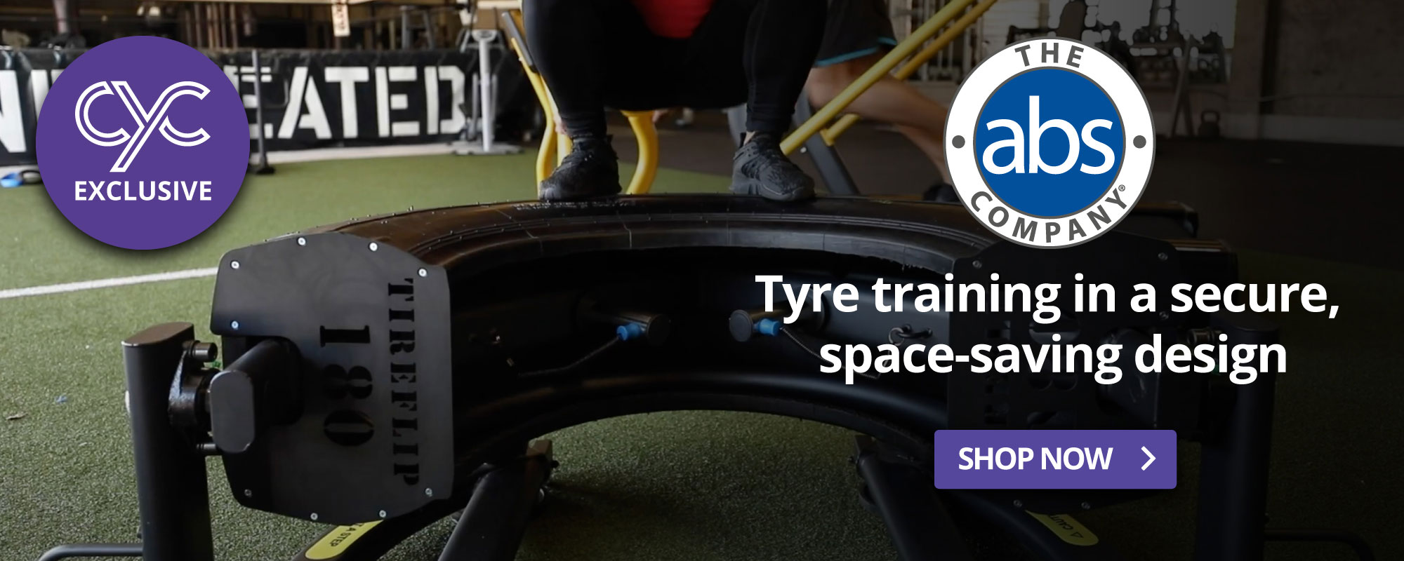 The Abs Company - Tyre training in a secure, space saving design - Shop Now