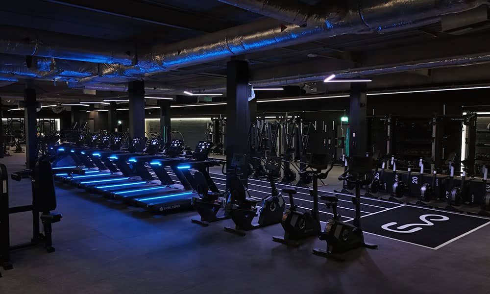 Fit out of commercial gym