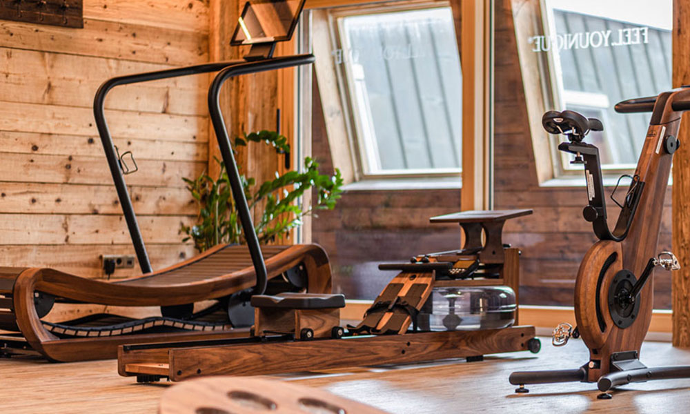 Cardio machines in home gym