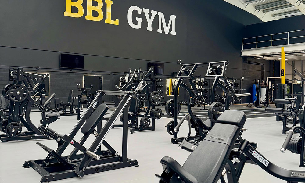 Range of weight lifting machines
