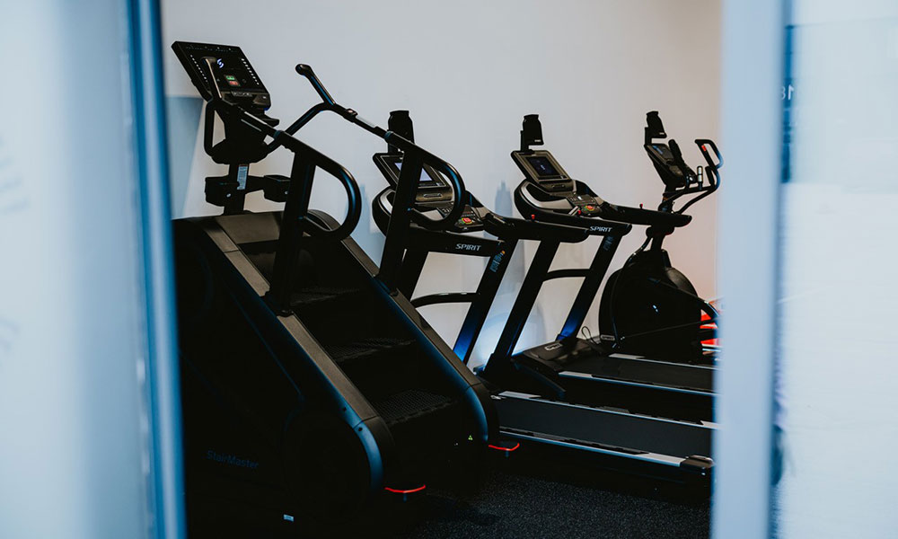 Cardio machines at PT studio