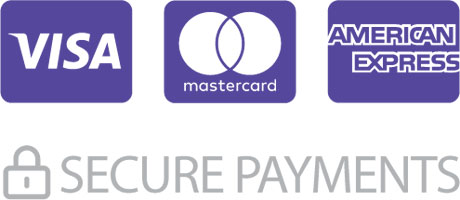 Visa, Mastercard, American Express Secure Payments