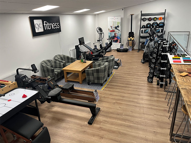 CYC Fitness showroom in Oswestry