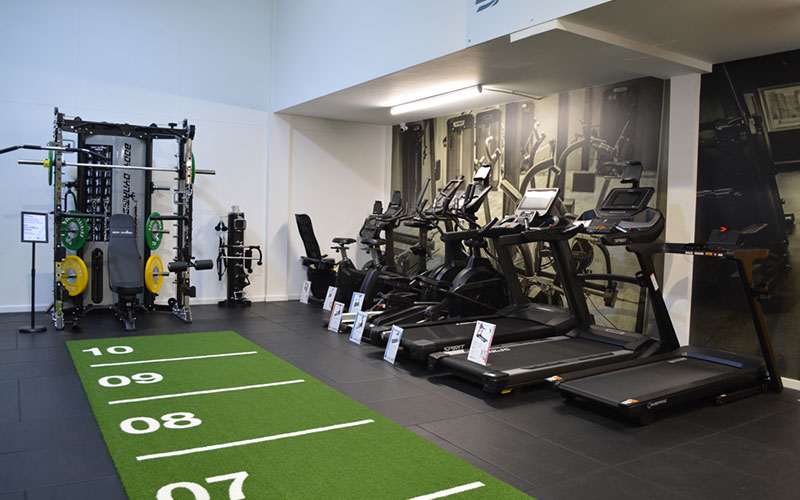 CYC Fitness showroom in Oswestry