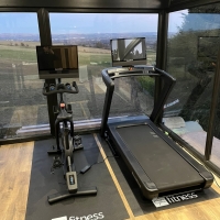 High-End Home Gym Installation Featuring Atlantic Sauna & NordicTrack Equipment