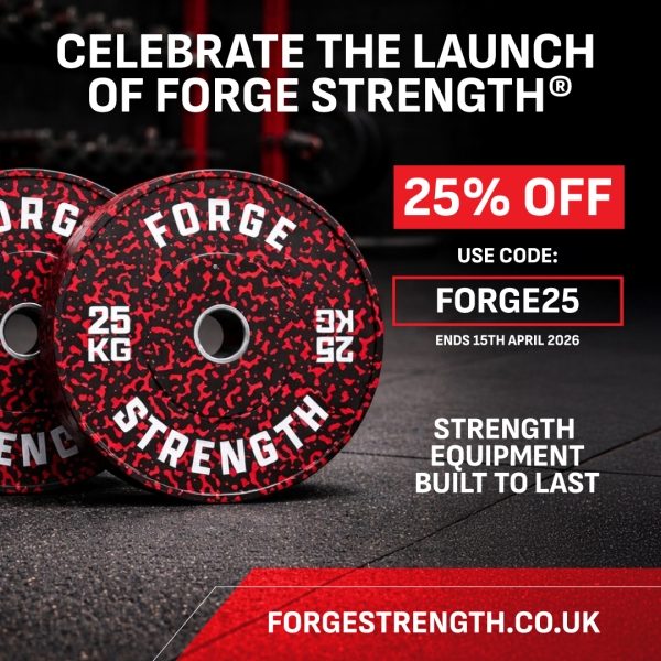 Celebrate the launch of Forge Strength&reg; with 25% OFF 