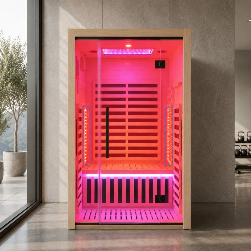 Atlantic Glow 1.2 Redlight Therapy Sauna Low EMF
