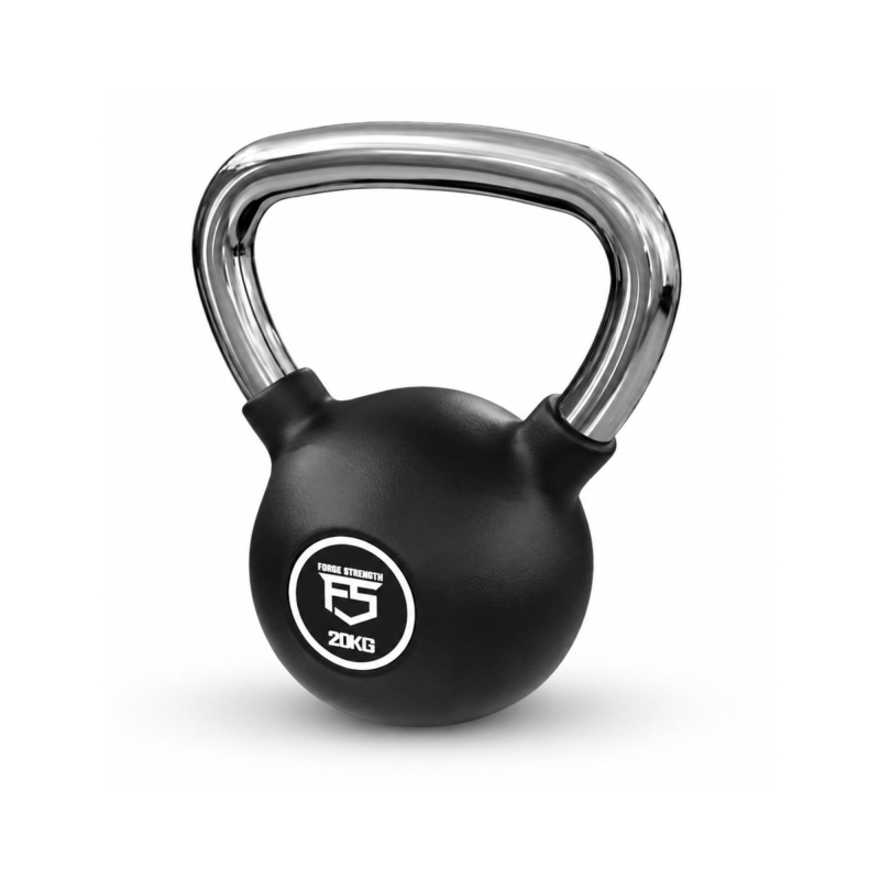 Forge Strength® Chrome Handle Kettlebell 4kg - 24kg