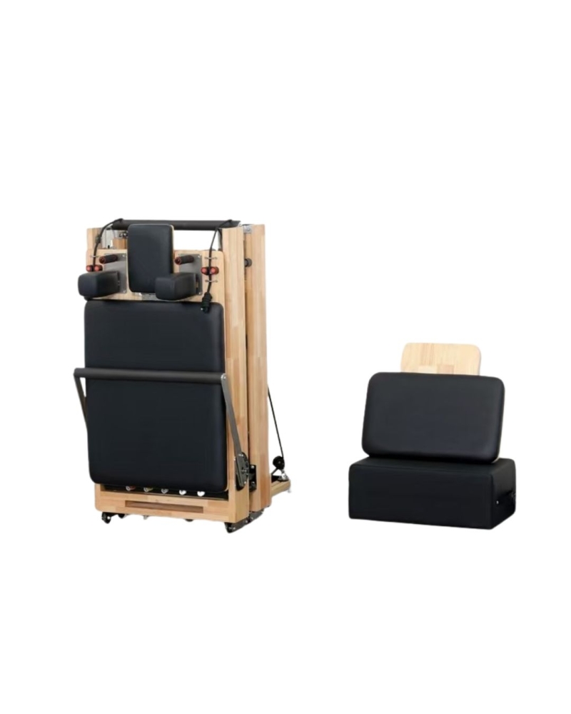 Forge Strength® Folding Pilates Reformer - Oak