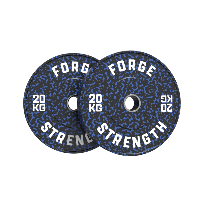 Forge Strength® Performance Speckle Bumper Plate 20kg Pair