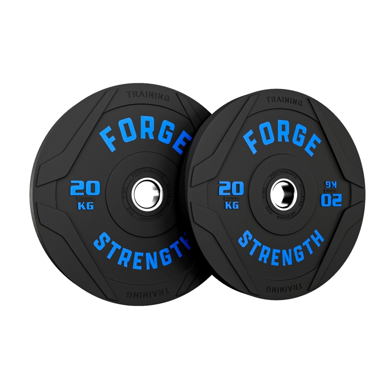 Forge Strength® Rubber Bumper Plate Pairs 5kg - 25kg