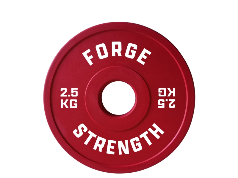 Forge Strength® Rubber Fractional Plates 0.5kg - 2.5kg Pairs