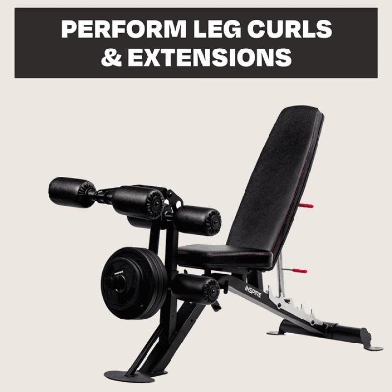 Inspire Fitness SCS Commercial Adjustable Bench + Leg Developer