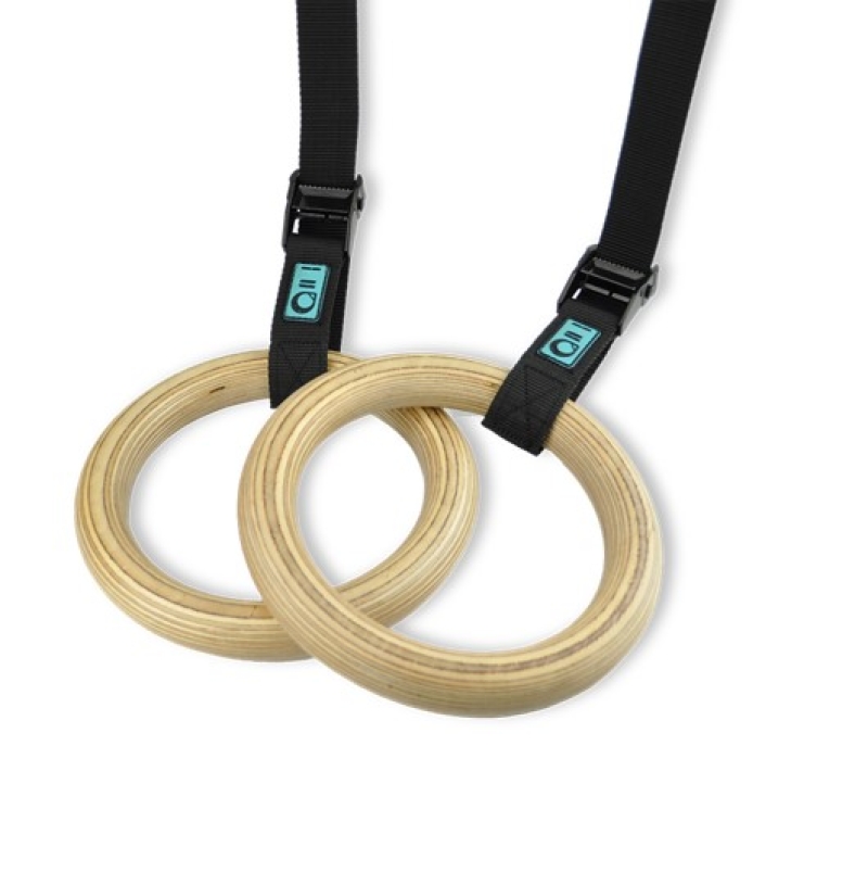 ROCKIT® Wooden Gym Rings 
