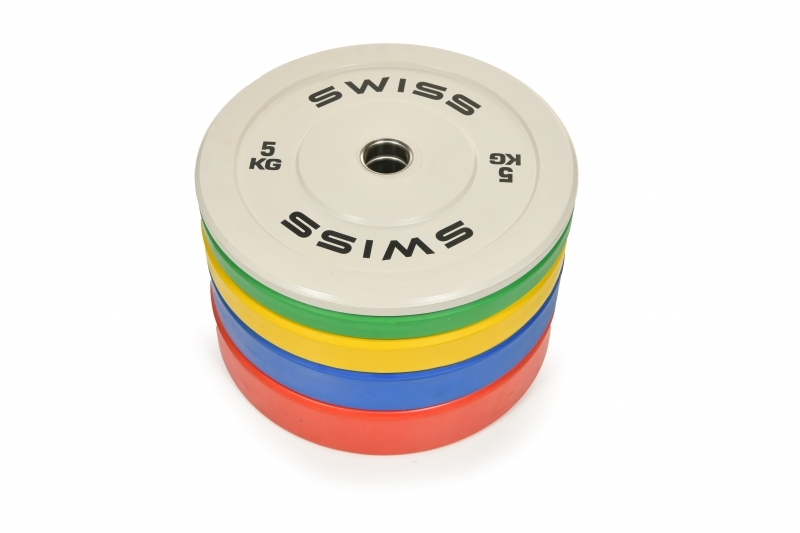 Swiss Barbell 100kg Olympic Colour Bumper Plate Set