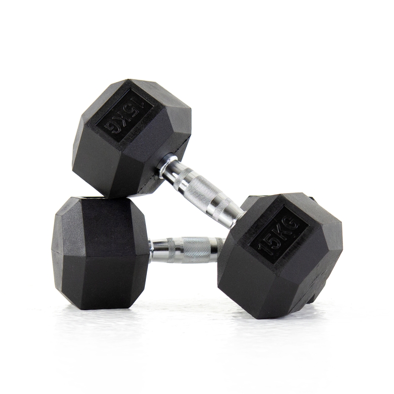 Swiss Barbell Hex Dumbbell 17.5kg (Pair)