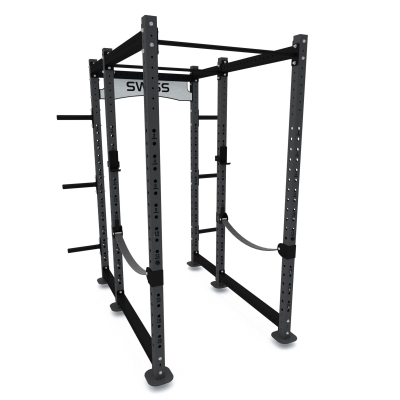 Swiss Performance Power Rack + Plate Storage