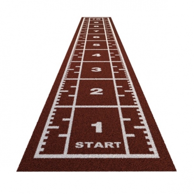 TRACKZ Premium Sprint Track - Brick Red