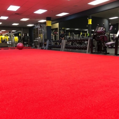 Gym Flooring Turf - Red