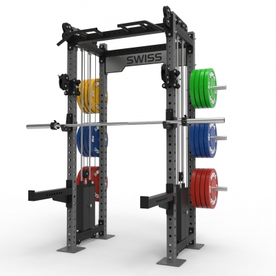 Swiss Performance Rack 2 x 90kg Weight Stacks