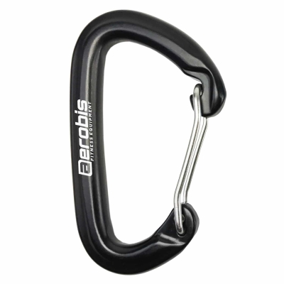 aerobis Carabiner (black) – Ultimate connector for a safe workout