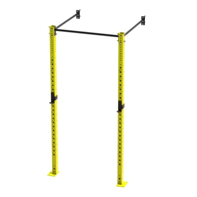 Swiss 1 Bay Wall Mounted Rig Rack - Yellow