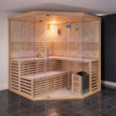 Atlantic Elevate Corner (Corner Quad) 4-5 Person Sauna