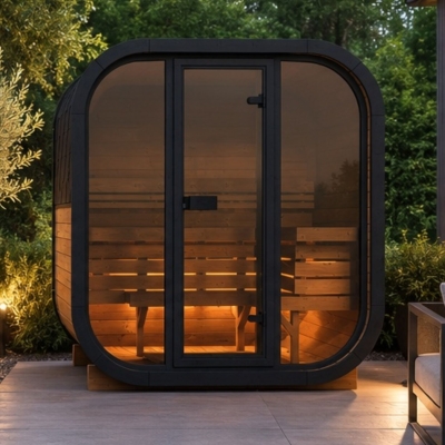 Atlantic Sauna Outdoor Horizon - Full Glass Front (3 Person)