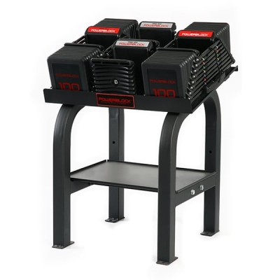PowerBlock Commercial Pro 100 Dumbbell (Pair) Inc Stand