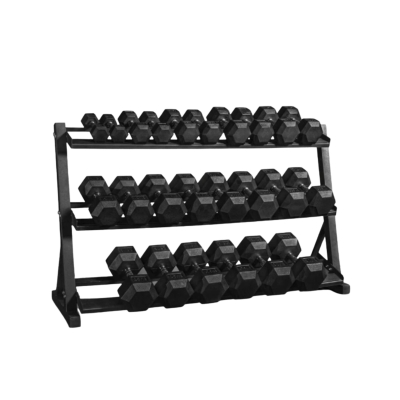 Forge Strength&reg; 12 Pair Dumbbell Set & Rack (2.5kg-30kg)