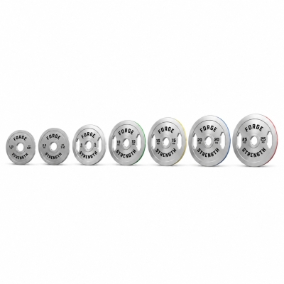 Forge Strength&reg; Chrome Grip Plates 1.25kg - 25kg