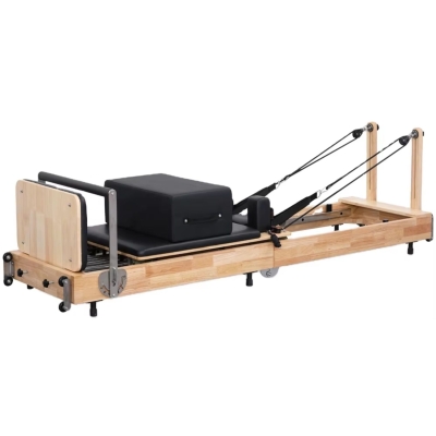 Forge Strength&reg; Foldable Pilates Reformer - Oak 