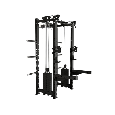 Forge Strength&reg; Half Rack No Guard with Spotters (2 x 120kg Weight Stacks)