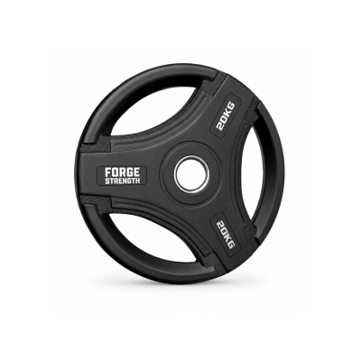 Forge Strength&reg; Olympic Rubber Grip Disc 1.25kg - 25kg (Singles)