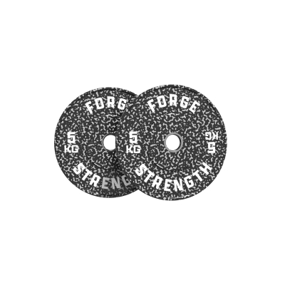 Forge Strength&reg; Performance Speckle Bumper Plate 5kg Pair