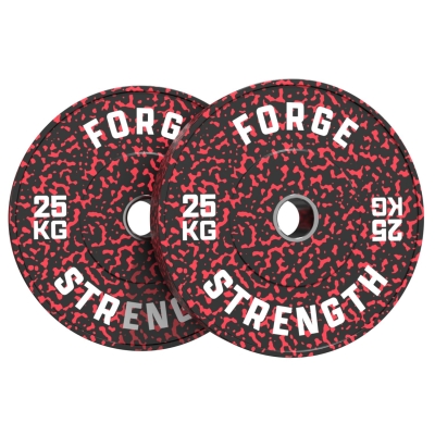 Forge Strength&reg; Performance Bumper Plate 25kg Pair