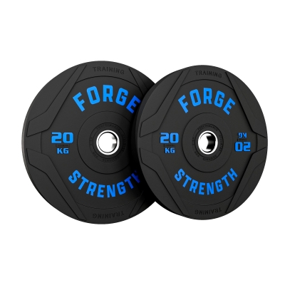 Forge Strength&reg; Rubber Bumper Plate Pairs 5kg - 25kg 