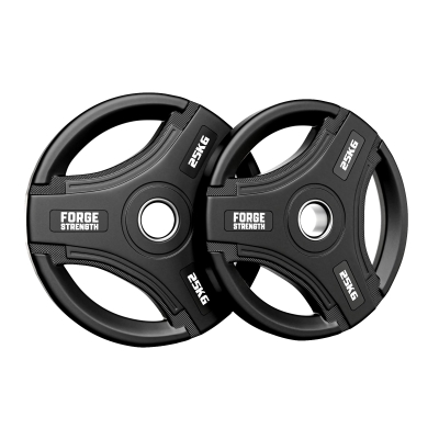Forge Strength&reg; Rubber Grip Disc Pairs 1.25kg - 25kg 
