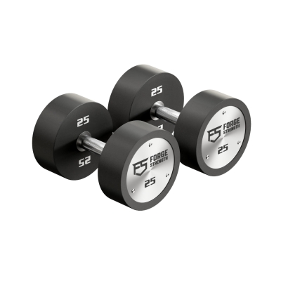 Forge Strength&reg; Urethane Dumbbell 2.5kg - 25kg