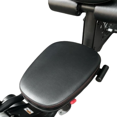 Inspire Fitness M2/M3/M5 Seat Pad - Black / Red Stitch