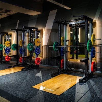 Custom Oak Olympic Lifting Platform