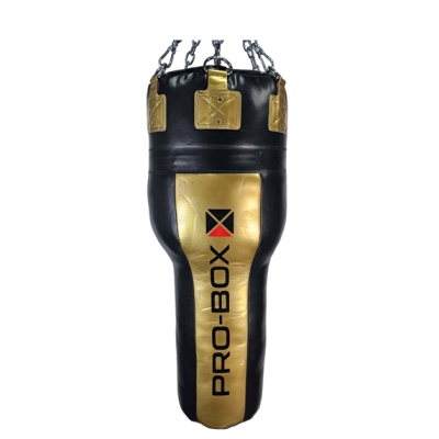Pro-Box Champ Leather Hybrid 4ft Angle Black-Gold & Chain