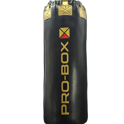 Pro-Box Champ Leather Hybrid 4FT Jumbo Black-Gold & Chain