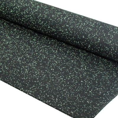 Gym Flooring Rubber Matting Roll 10mm - Grey