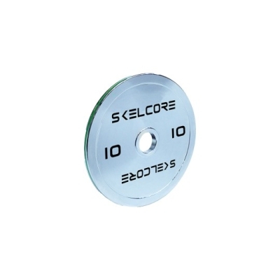 Skelcore Chrome Steel Powerlifting Weight Plate - 10LB to 55LB