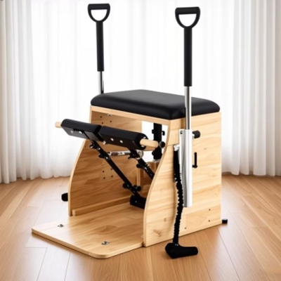 Skelcore Pilates Flex Combo Wunda Chair - Oak / Grey 