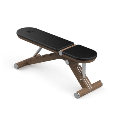 Skelcore Walnut Wood Adjustable Bench
