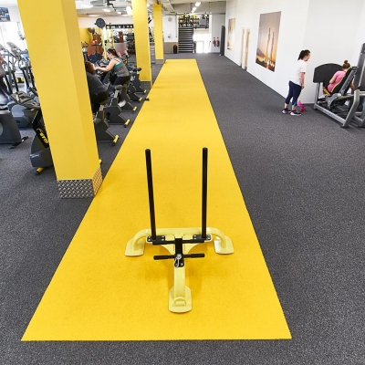 Gym Flooring Turf - Yellow